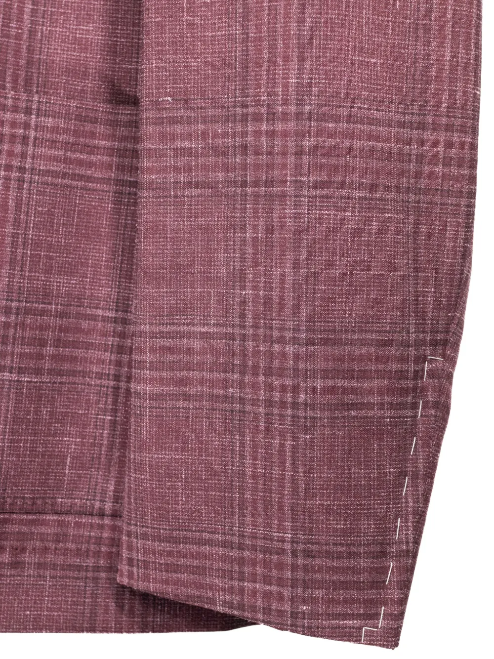 Brunello Cucinelli Blazer met enkele rij knopen Rood