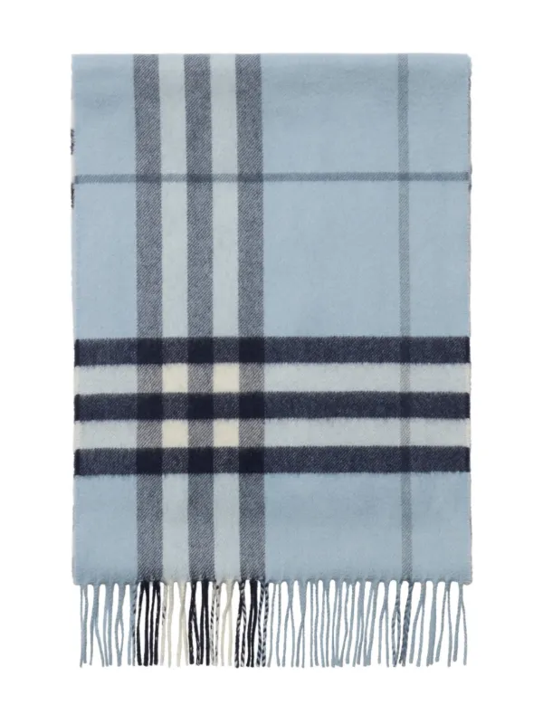 Burberry Echarpe De Cashmere | Azul | FARFETCH BR
