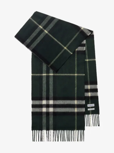 Burberry Check cashmere scarf