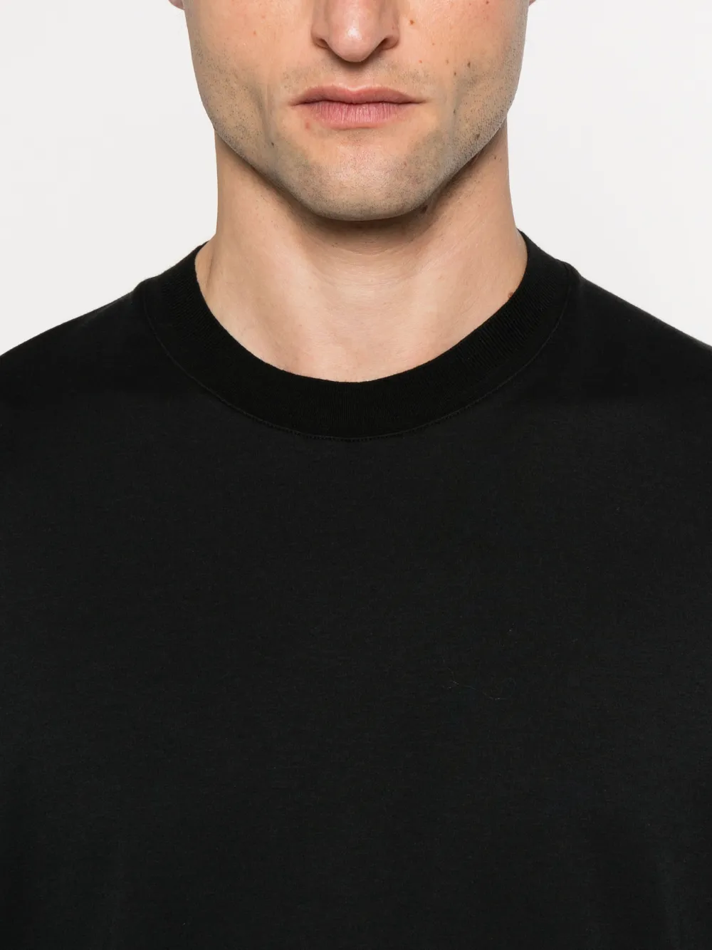 Zegna crew-neck short-sleeve t-shirt Zwart