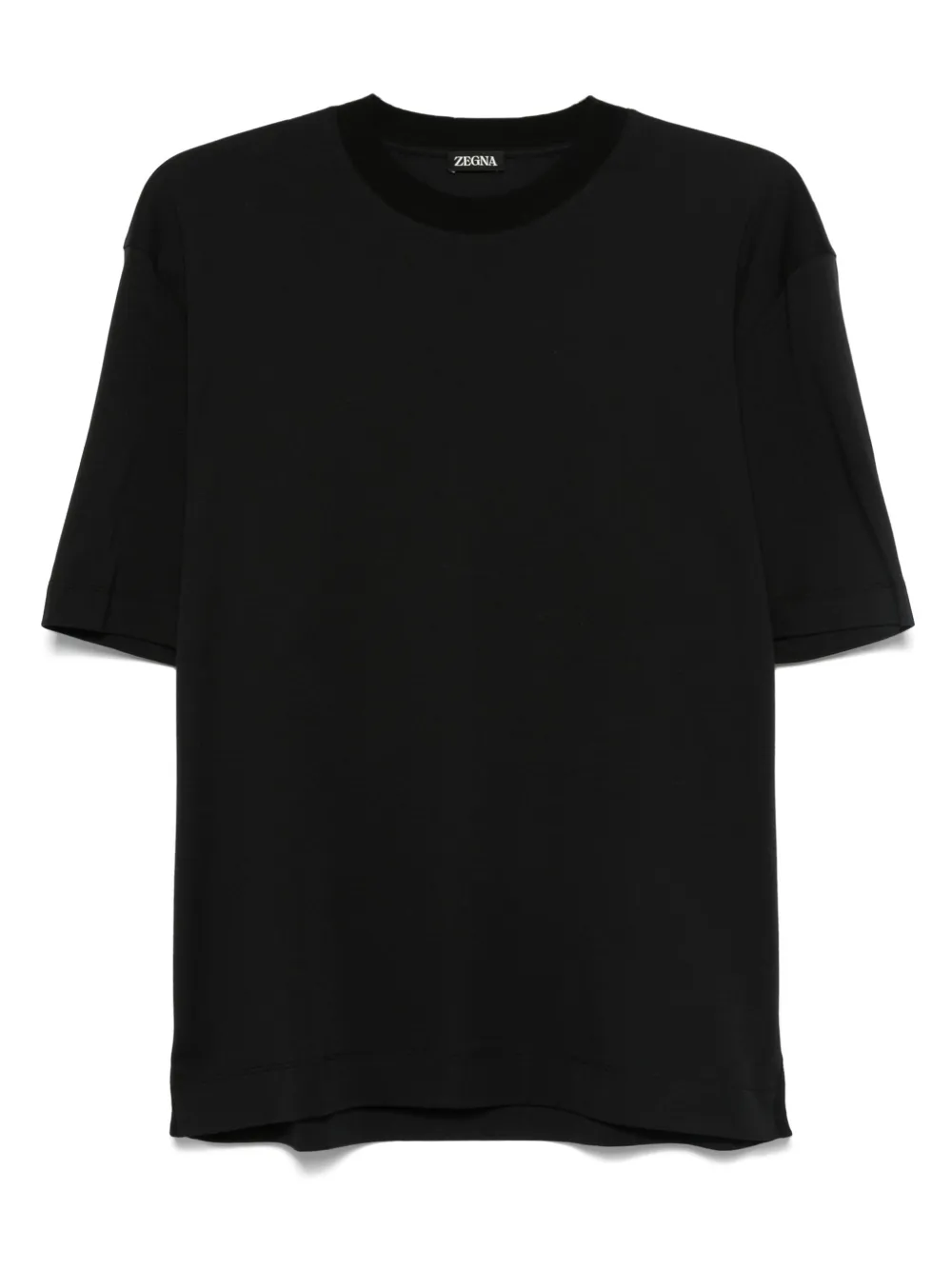 Zegna crew-neck short-sleeve t-shirt Zwart