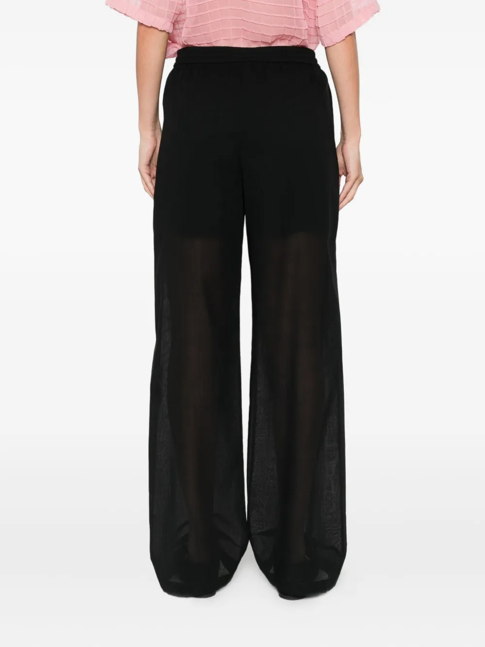 Theory drawstring-waist trousers Zwart