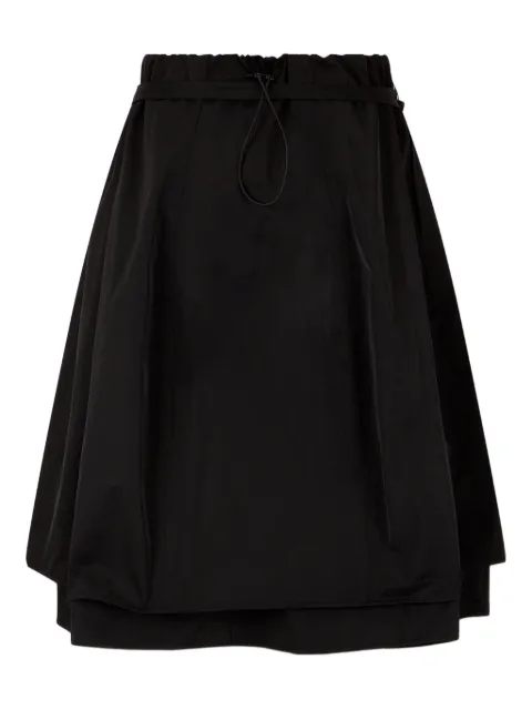 STUDIO TOMBOY asymmetric layered midi skirt