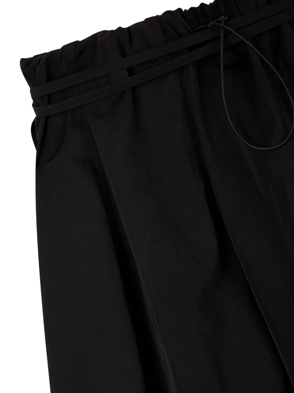 STUDIO TOMBOY Asymmetrisch gelaagde midi-rok Zwart