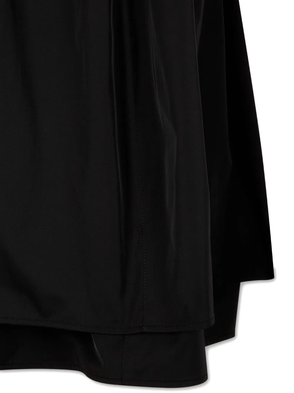 STUDIO TOMBOY Asymmetrisch gelaagde midi-rok Zwart