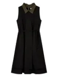 STUDIO TOMBOY collared belted dress - Black