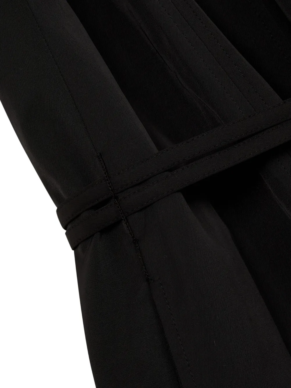 STUDIO TOMBOY collared belted dress Zwart