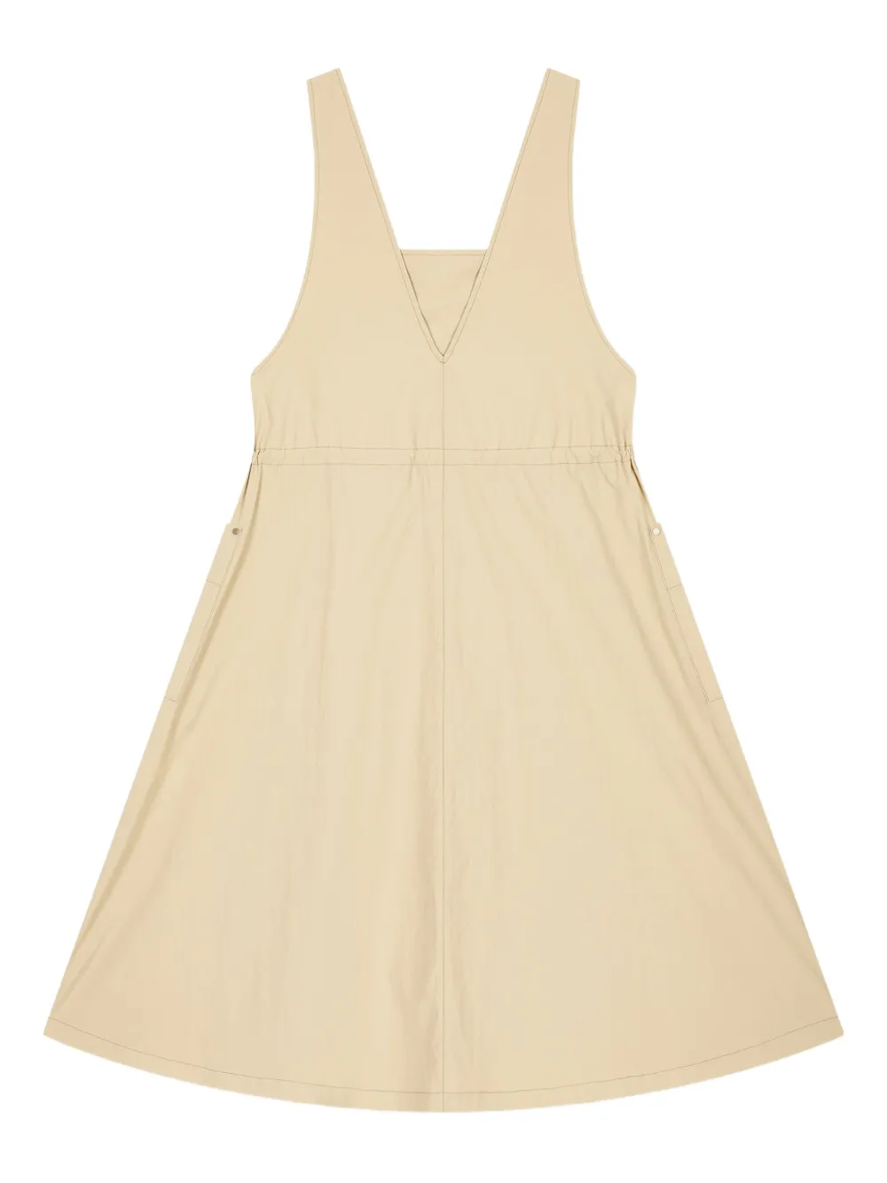 Studio Tomboy Sleeveless Pinafore Dress In Neutral