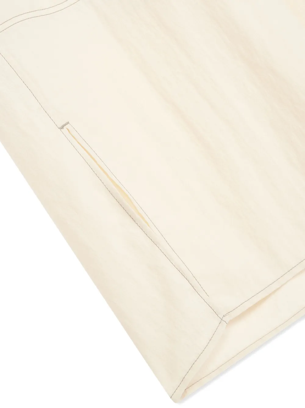 STUDIO TOMBOY dual-pocket button-up midi dress Beige