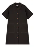 STUDIO TOMBOY short-sleeve shirt mini dress - Green