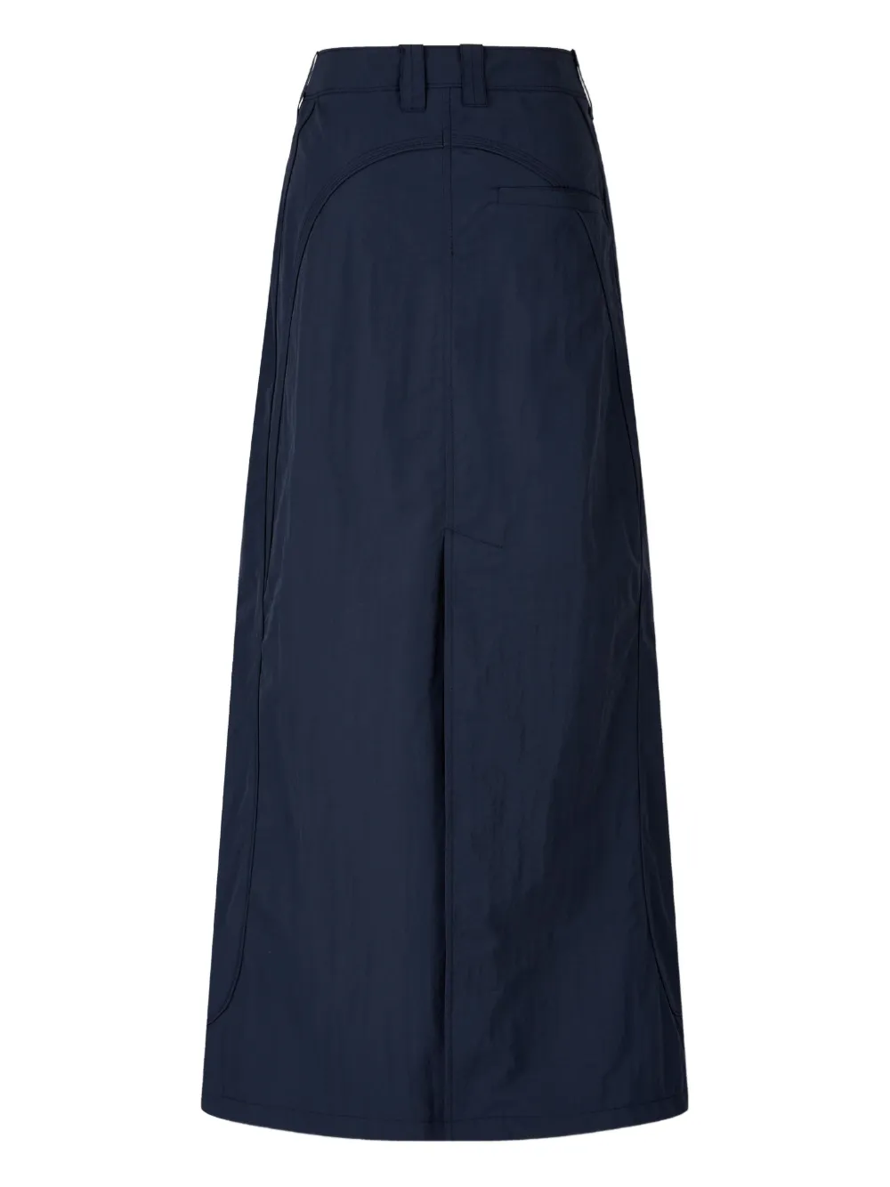 STUDIO TOMBOY pleated A-line maxi skirt - Blauw