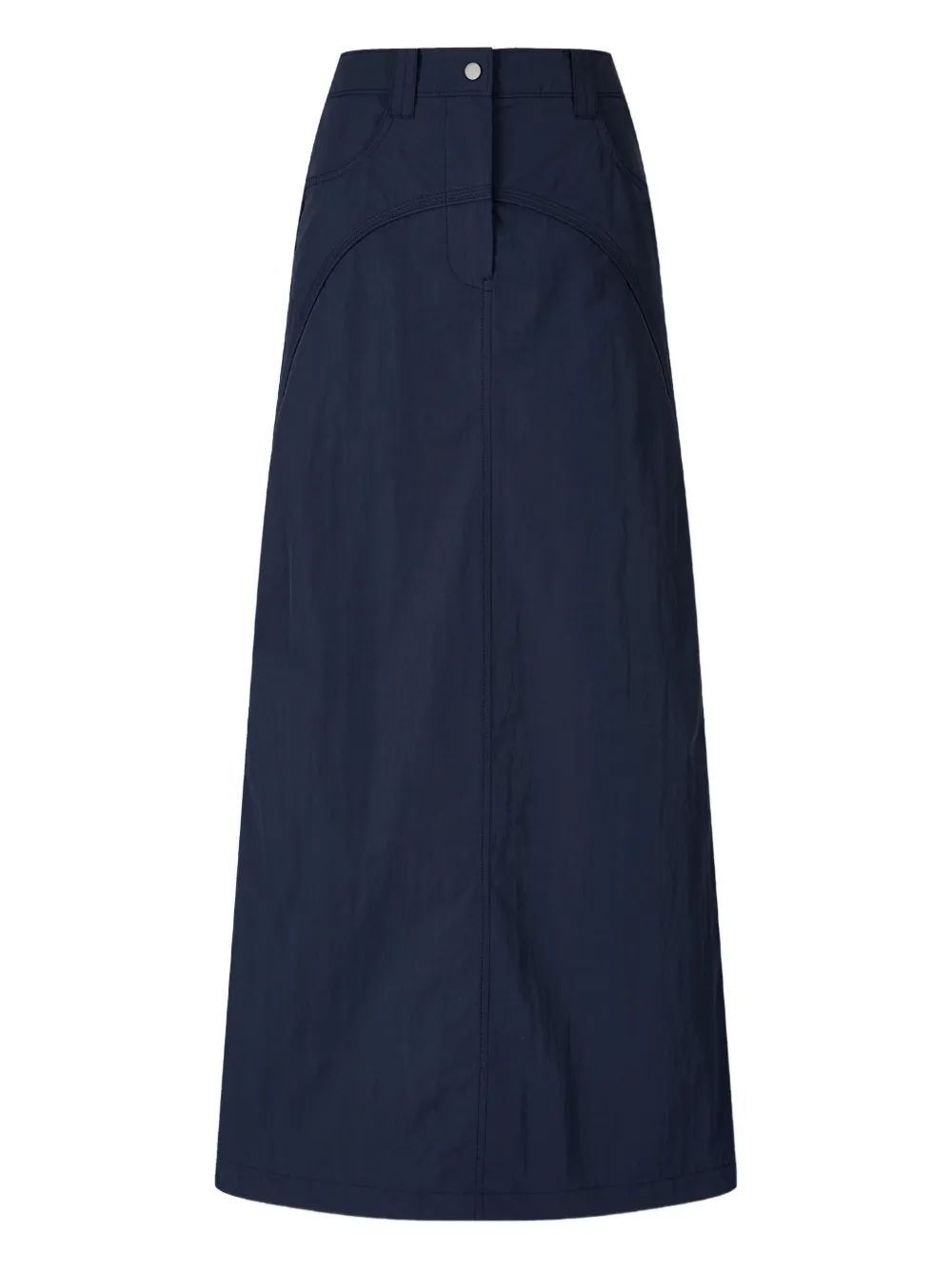 STUDIO TOMBOY pleated A-line maxi skirt | Blue | Image 1