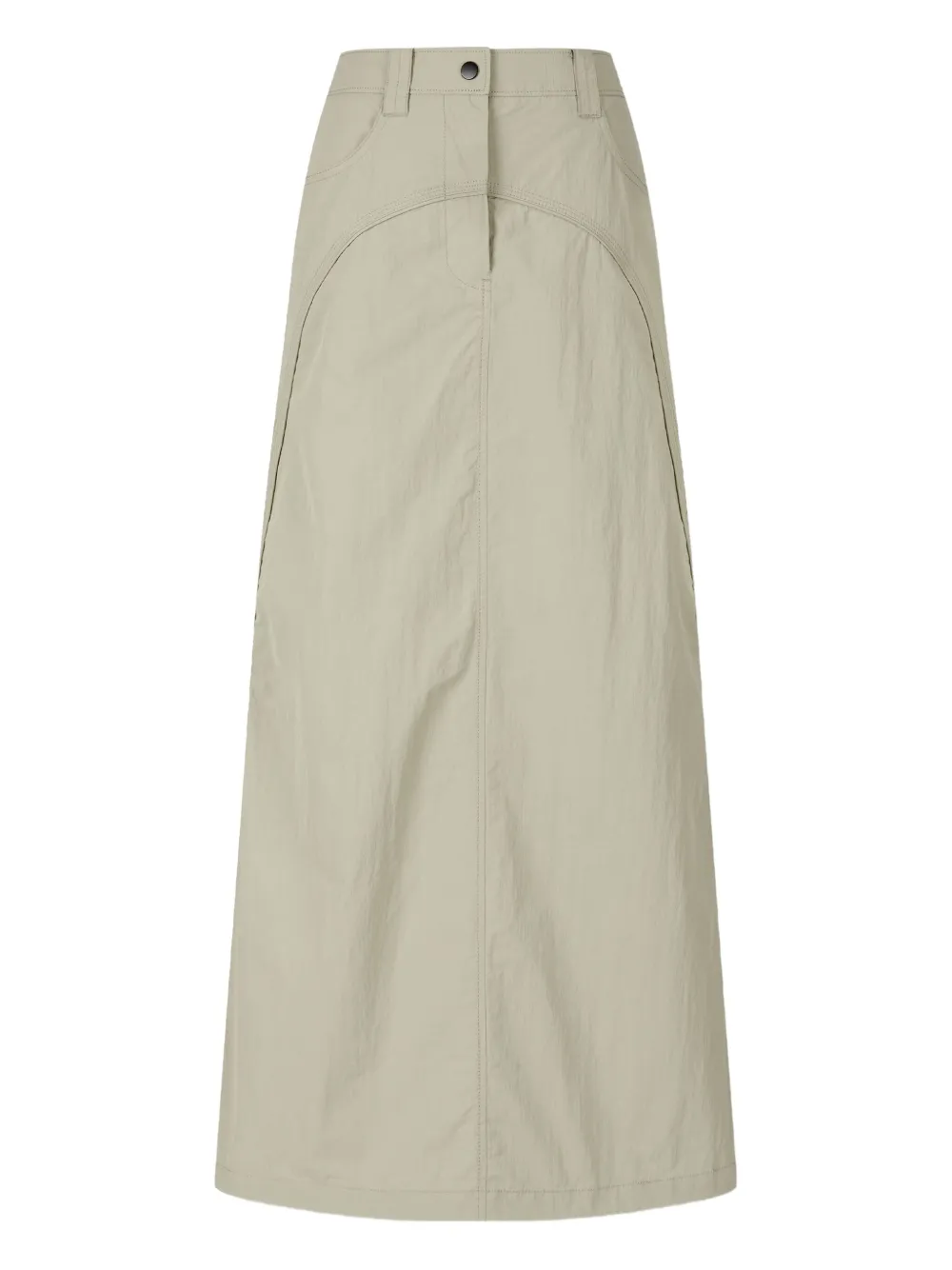 STUDIO TOMBOY Maxi-rok met opgestikte zak Beige