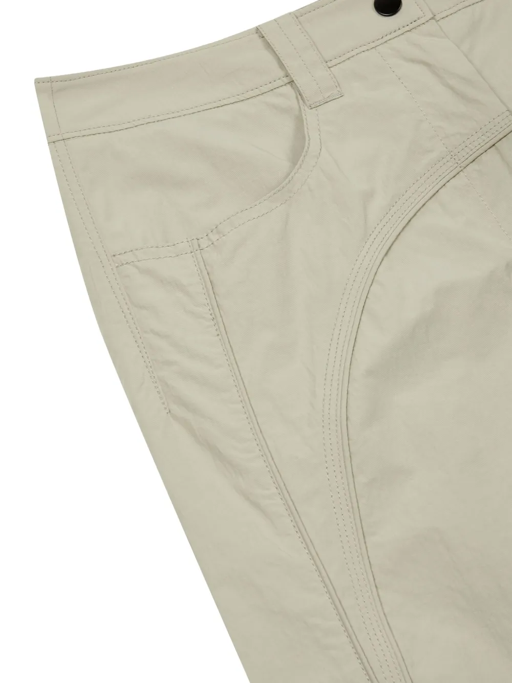 STUDIO TOMBOY Maxi-rok met opgestikte zak Beige