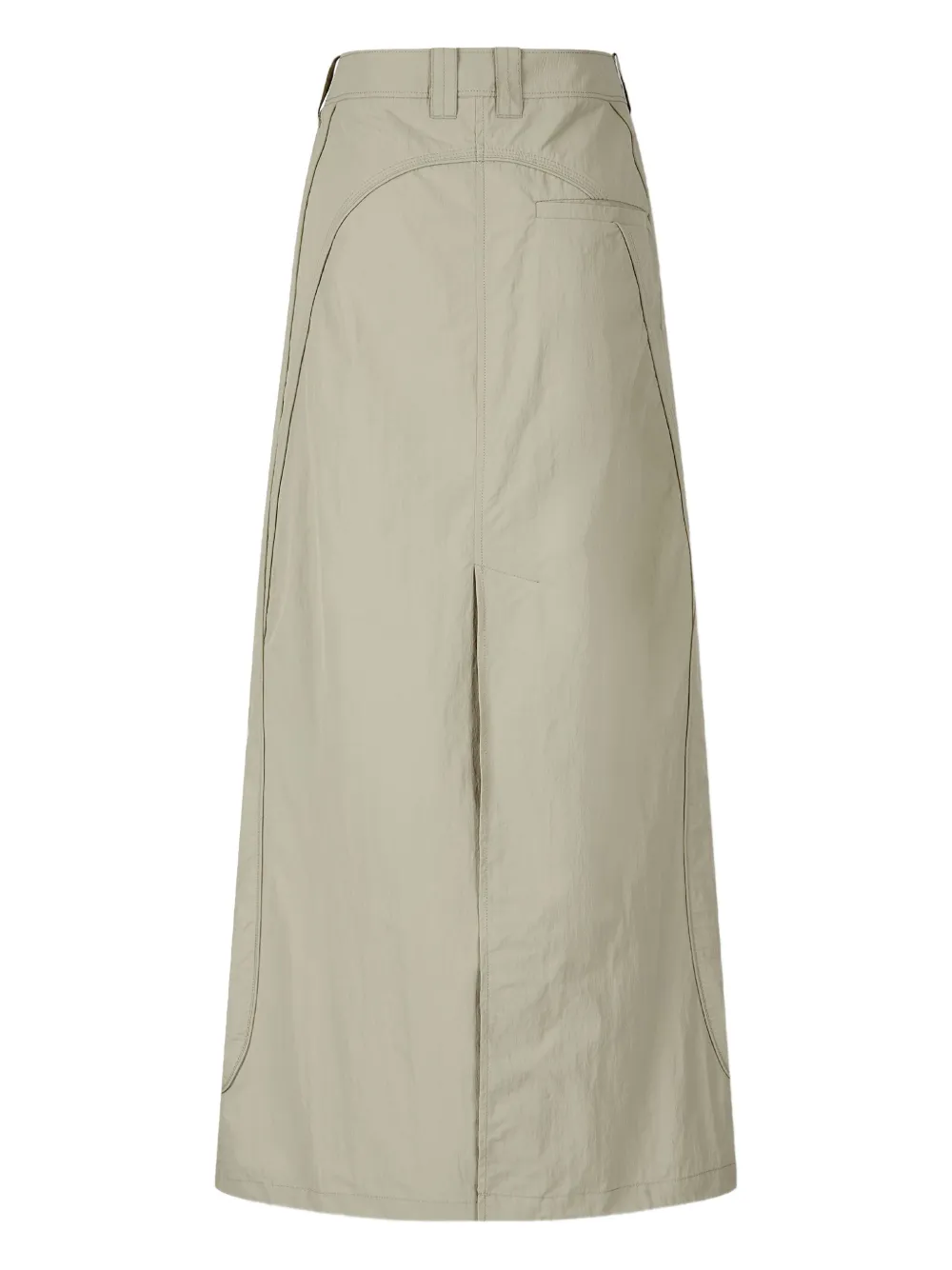 STUDIO TOMBOY pouch-pocket maxi skirt - Beige