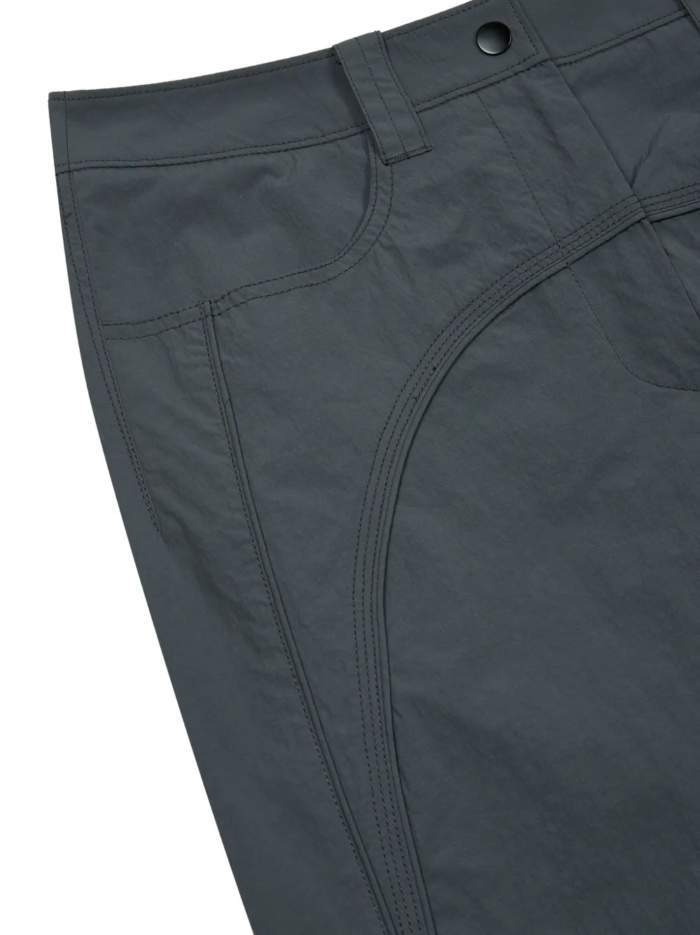 Studio Tomboy High-waisted A-line Maxi Skirt In Gray