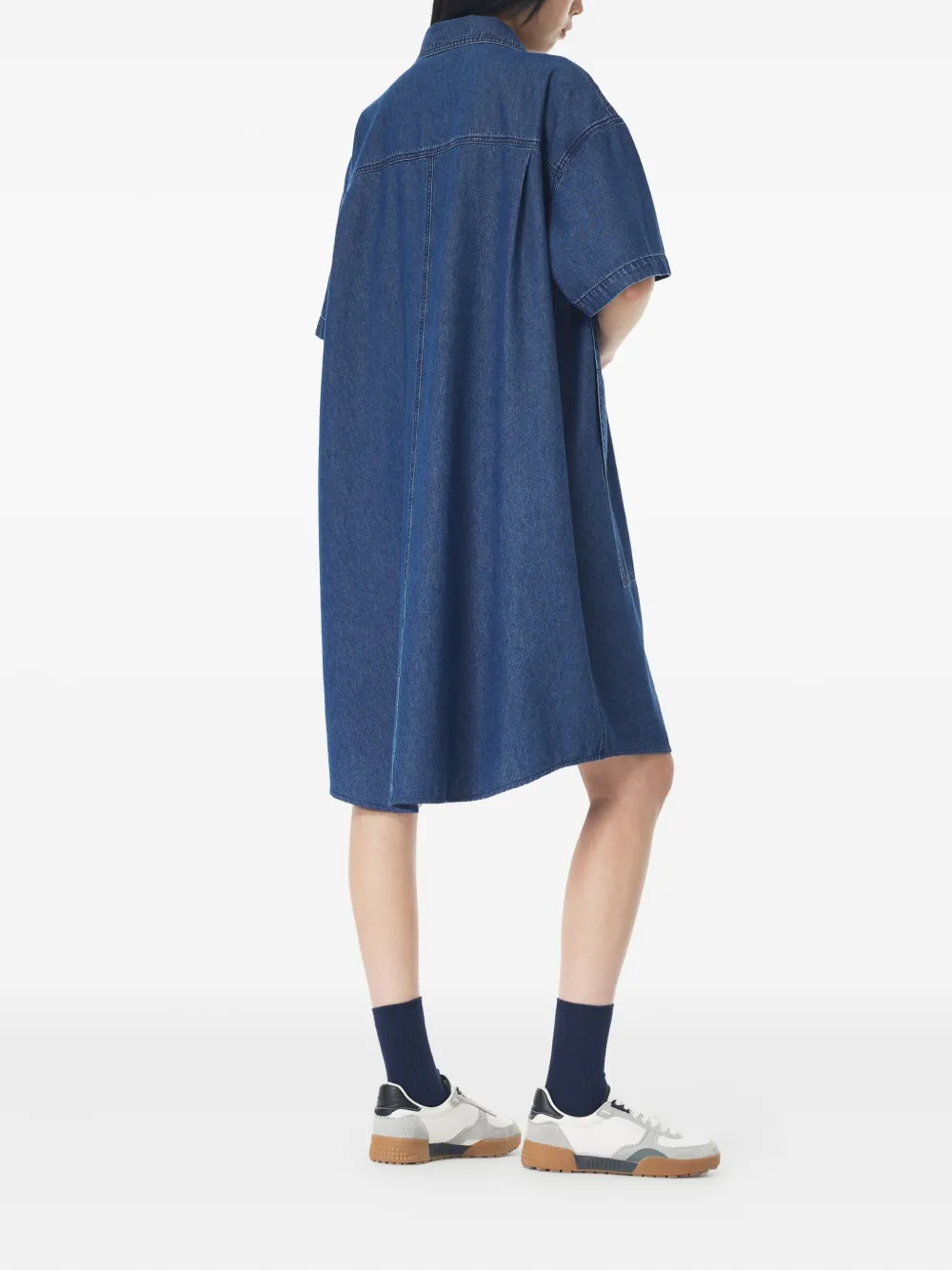 STUDIO TOMBOY denim shirt dress Blauw