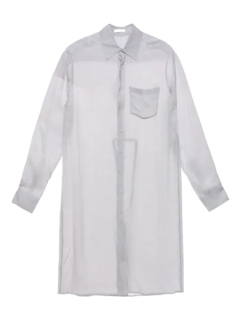 Ann Demeulemeester transparent-design shirt