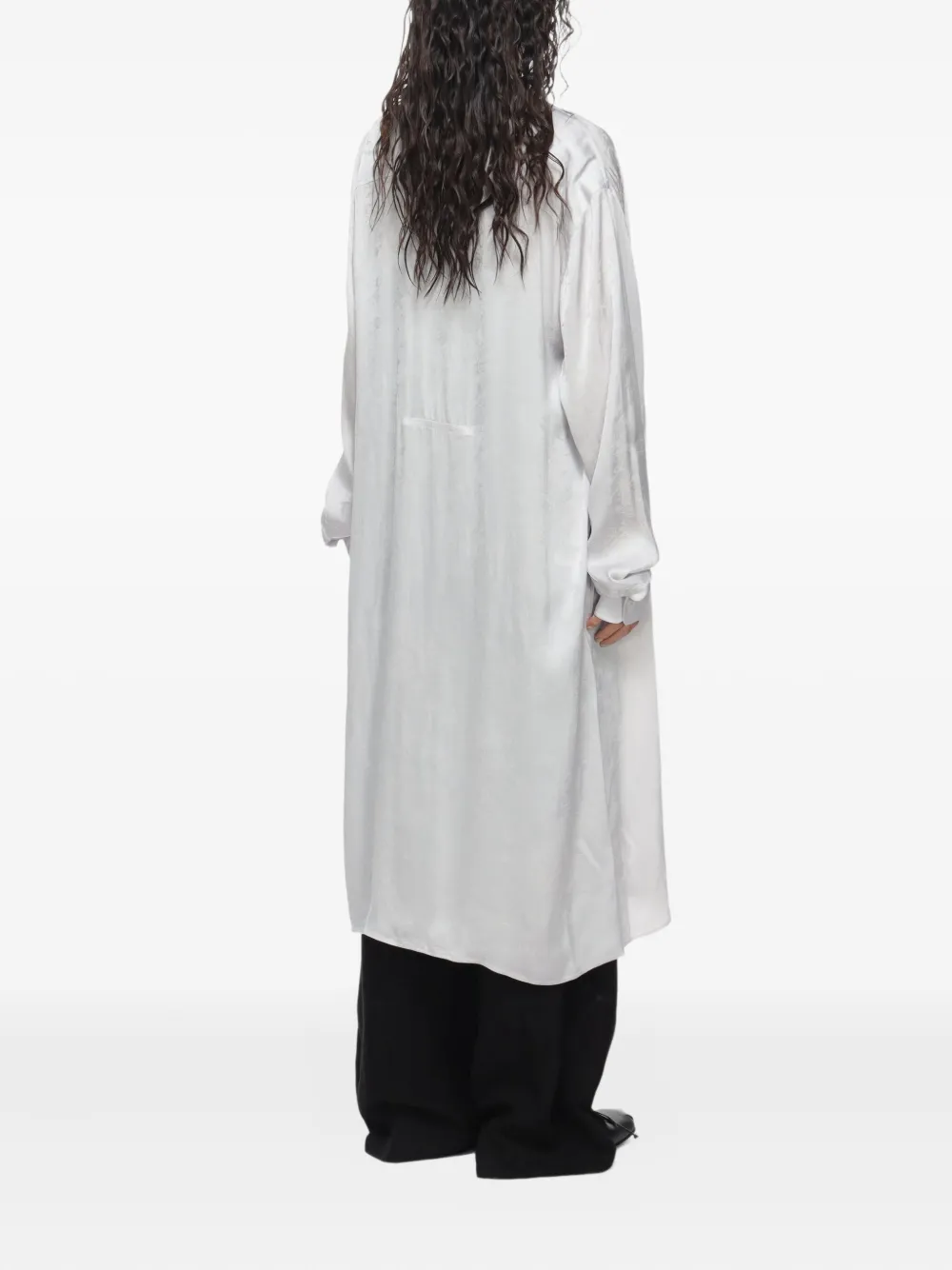 Ann Demeulemeester Blouse met doorzichtig design Grijs