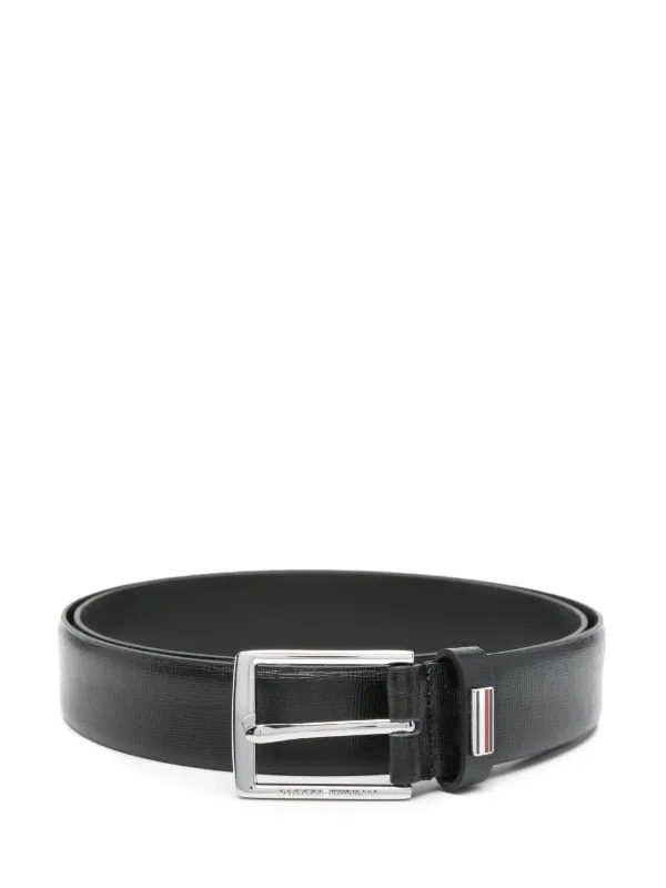 Tommy Hilfiger Leather Belt Black FARFETCH