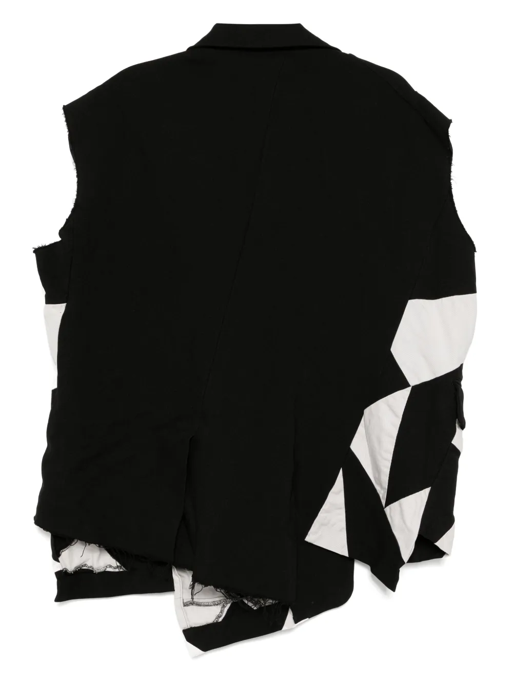 Black Comme Des Garçons patchwork jacket | Blazers | Image 2