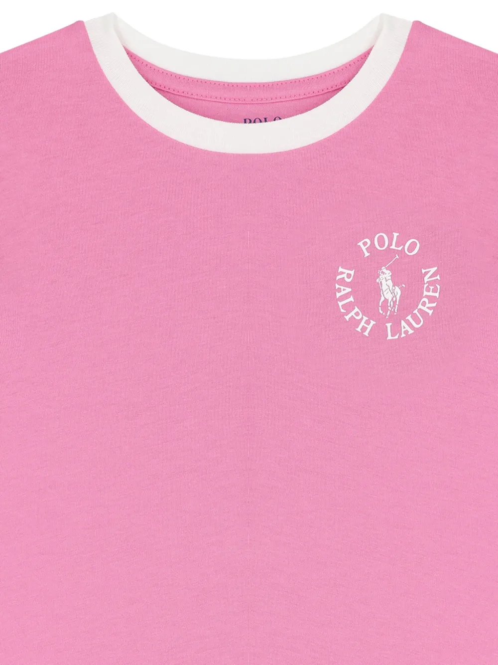 POLO RALPH LAUREN KIDS Katoenen T-shirt Roze