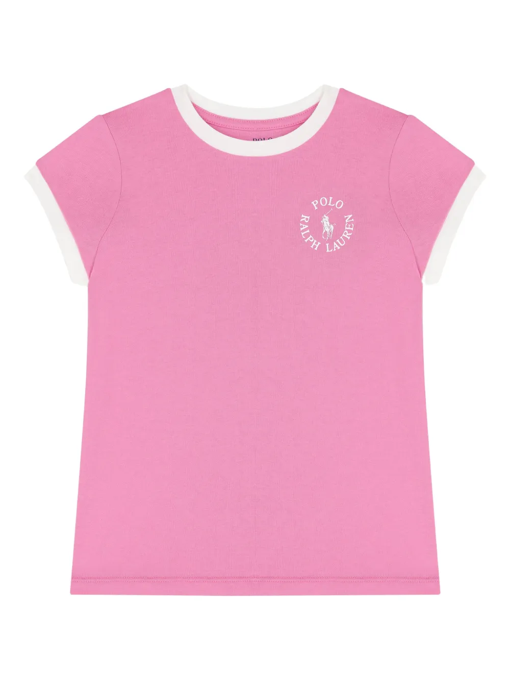 POLO RALPH LAUREN KIDS Katoenen T-shirt Roze