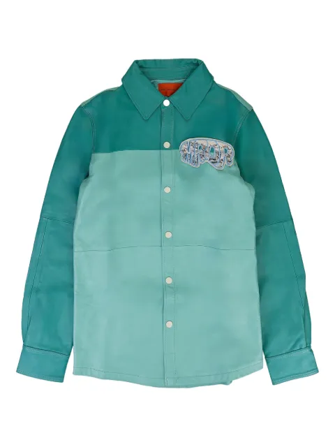 Who Decides War leather shirt