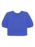 Pleats Please Issey Miyake Mushroom top - Blue