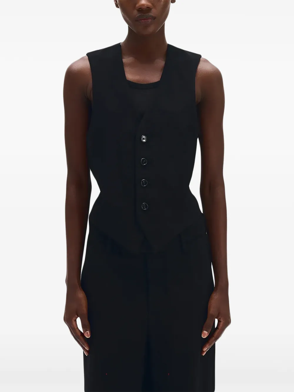 Ann Demeulemeester Tiuku vest - Nero