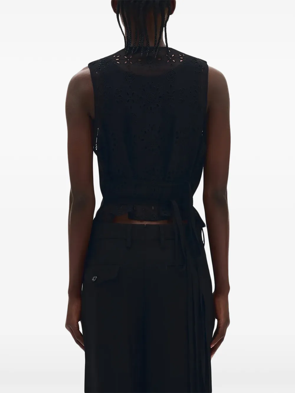  Ann Demeulemeester Tiuku Vest - Black 