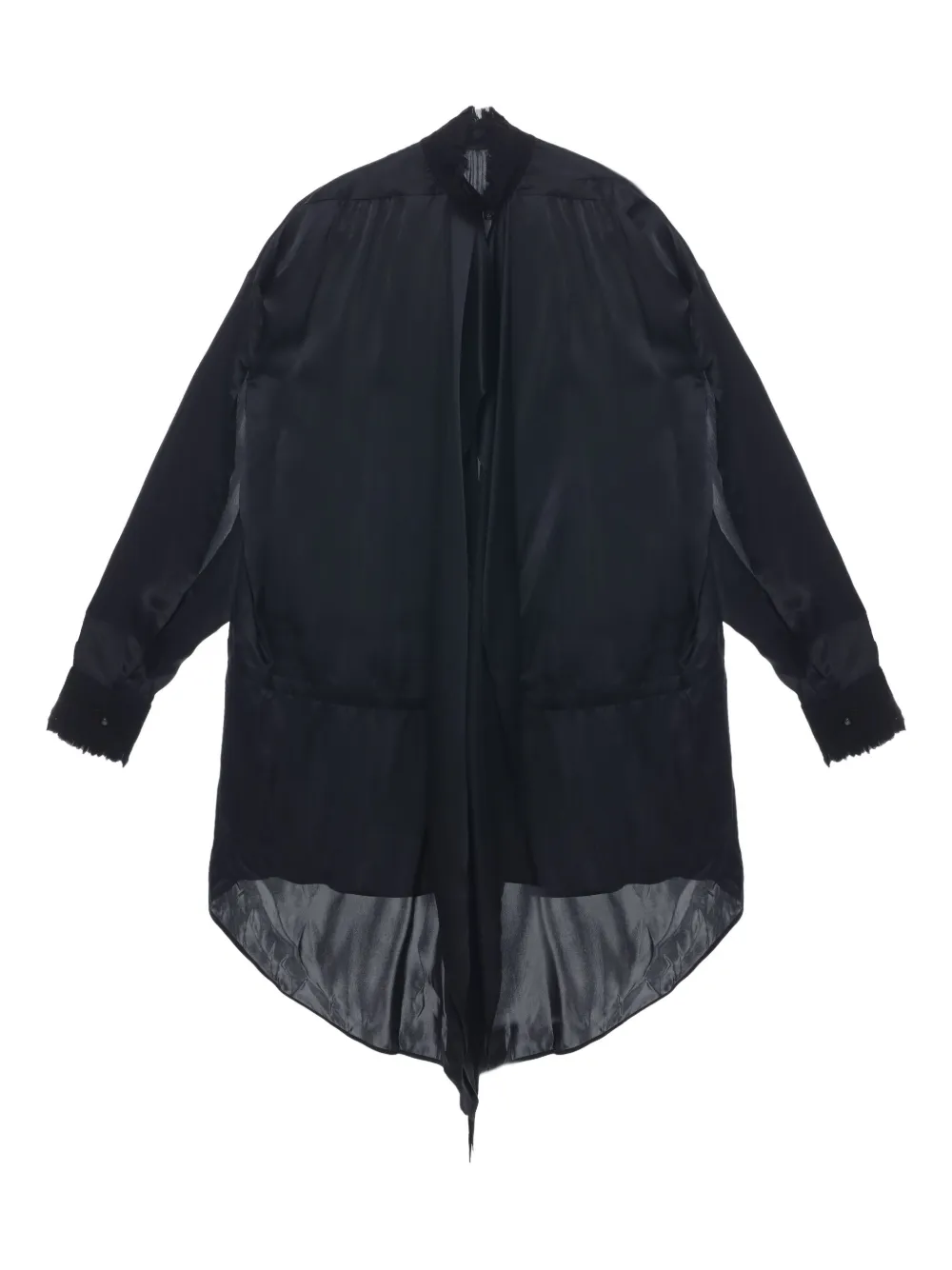 Ann Demeulemeester Jenna satin dress | Black | Image 1