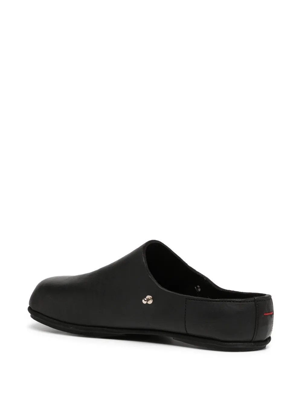 Guidi leather mules Black