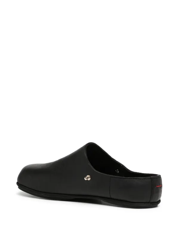 10sei0ootto サンダル レザー guidi Augusta ma + Guidi Leather Mules | Black | FARFETCH