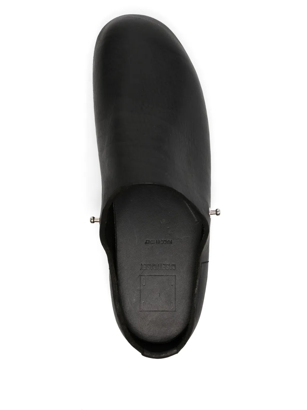 Guidi leather mules Black
