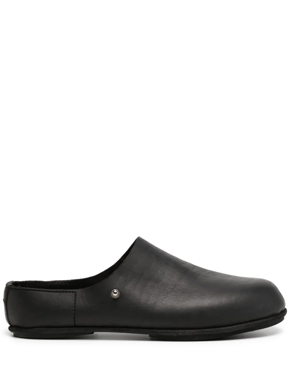 Guidi leather mules Black