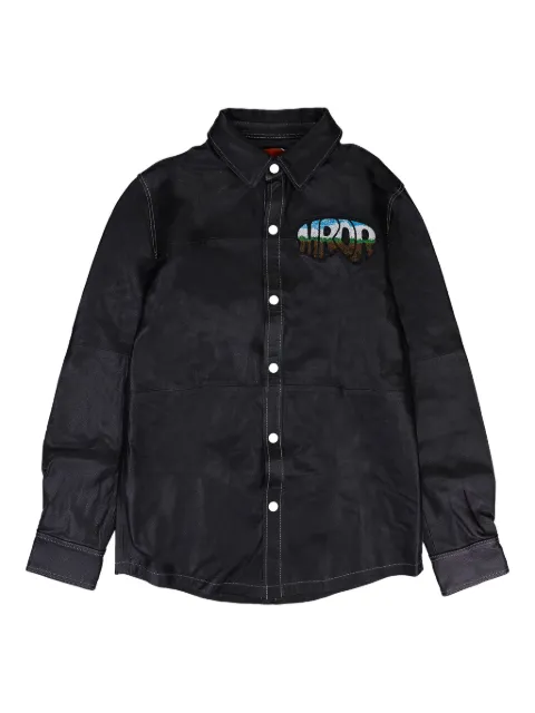 Who Decides War leather shirt