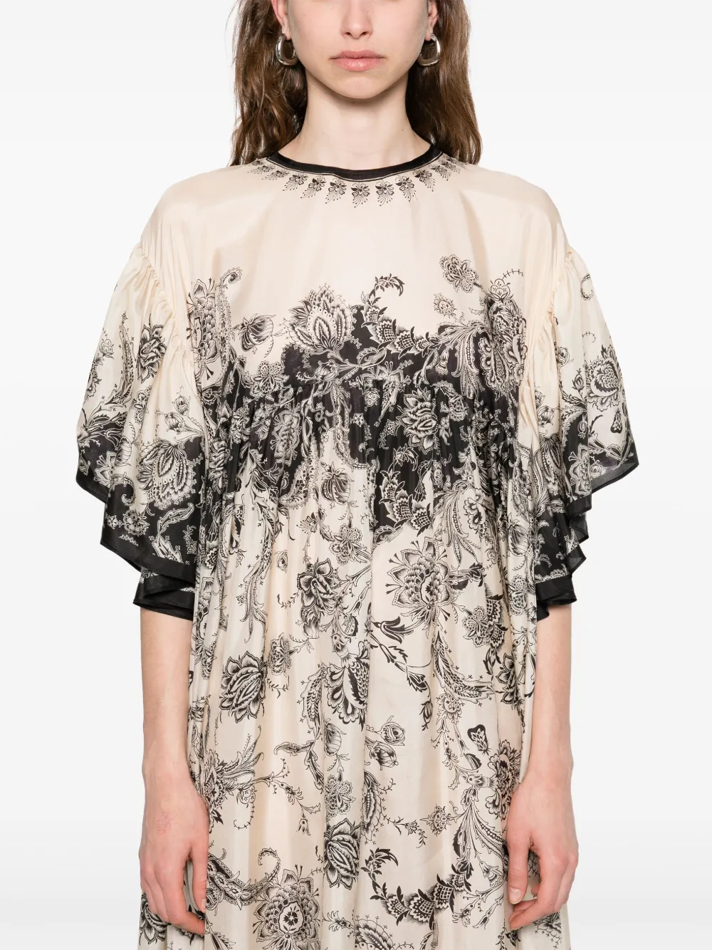 Shop Zimmermann Paisley-print Maxi Dress
