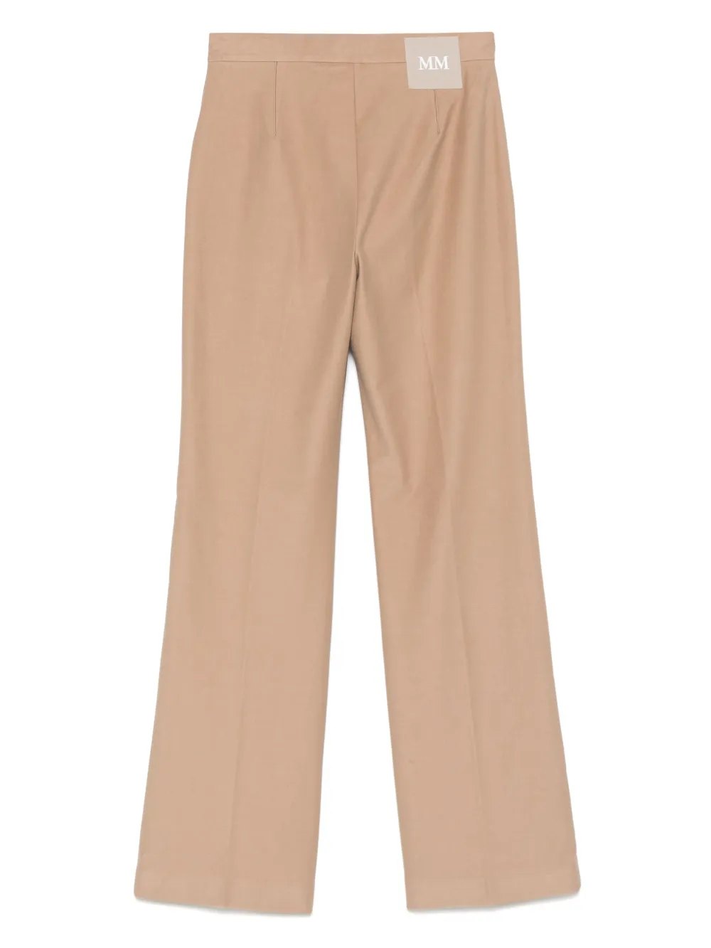 Max Mara Leisure Broek met logopatch - Bruin