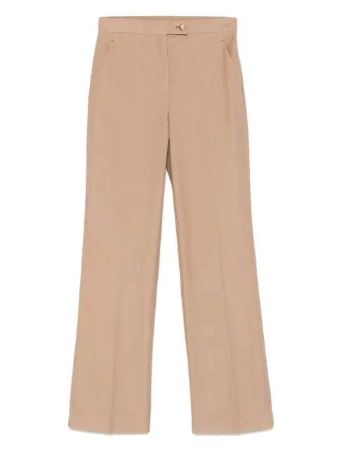 Max Mara Leisure logo-patch trousers 