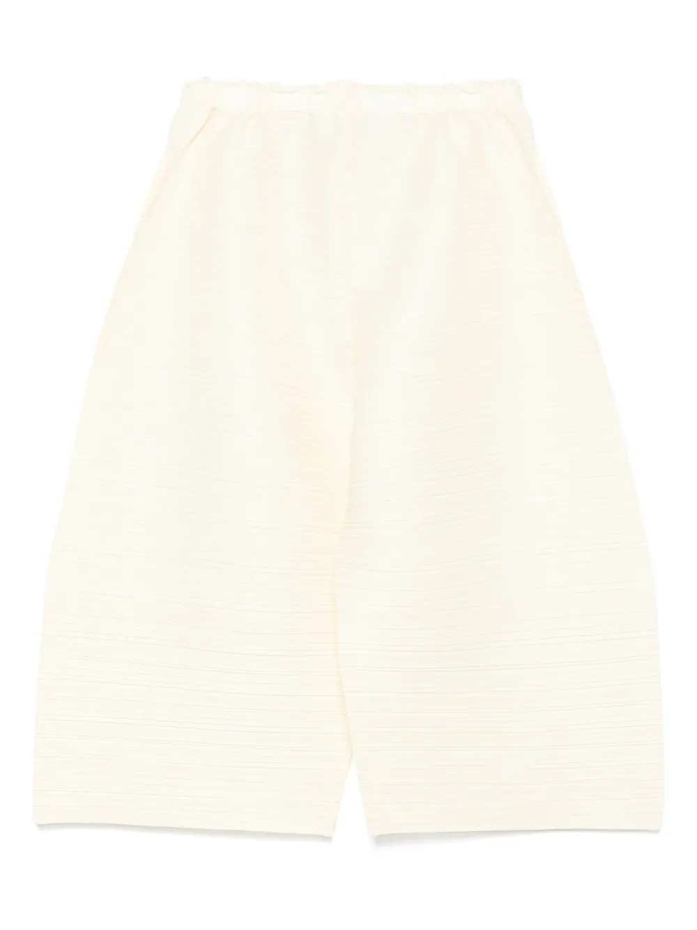 Pleats Please Issey Miyake Thicker Bottoms 2 trousers - Geel