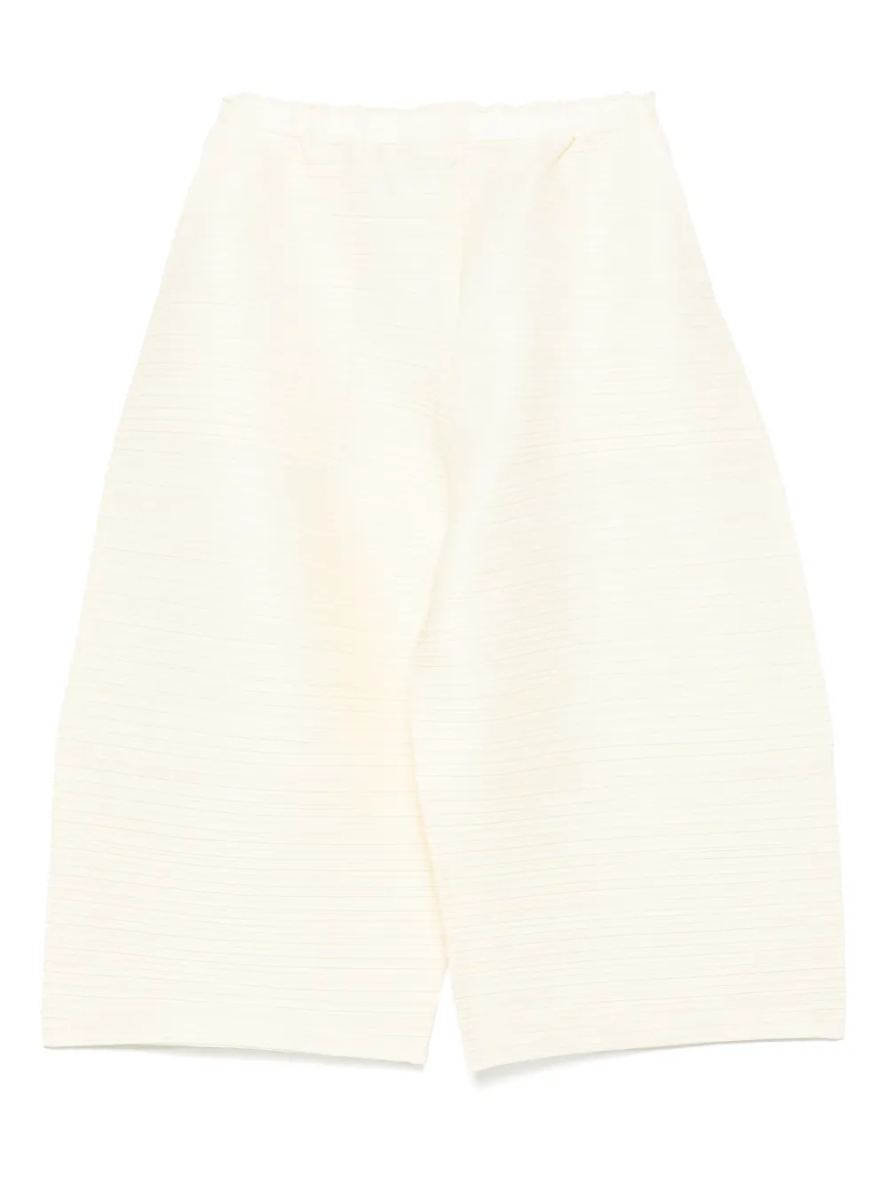Pleats Please Issey Miyake Thicker Bottoms 2 broek Geel