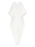 Pleats Please Issey Miyake pleated cape - White