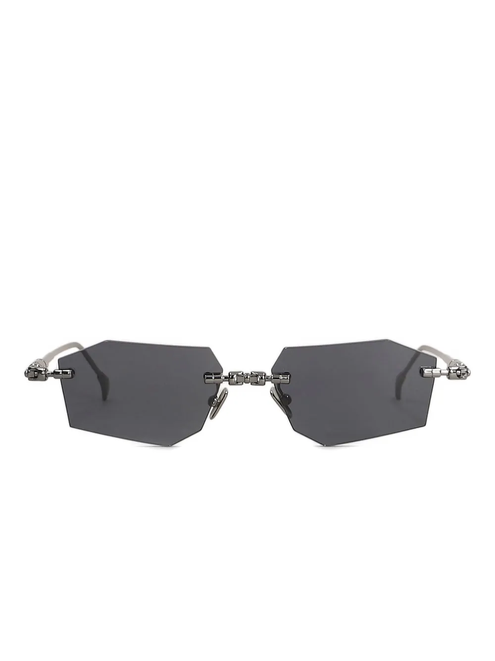 Kuboraum geometric-framed sunglasses Grijs