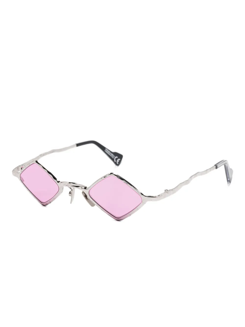 Kuboraum Zonnebril met geometrisch montuur Zilver
