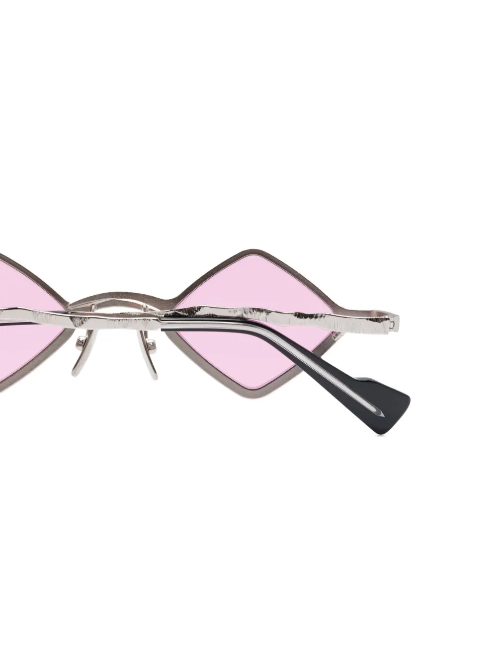 Kuboraum Zonnebril met geometrisch montuur Zilver