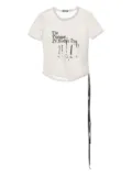 Ann Demeulemeester graphic-print cotton t-shirt - White