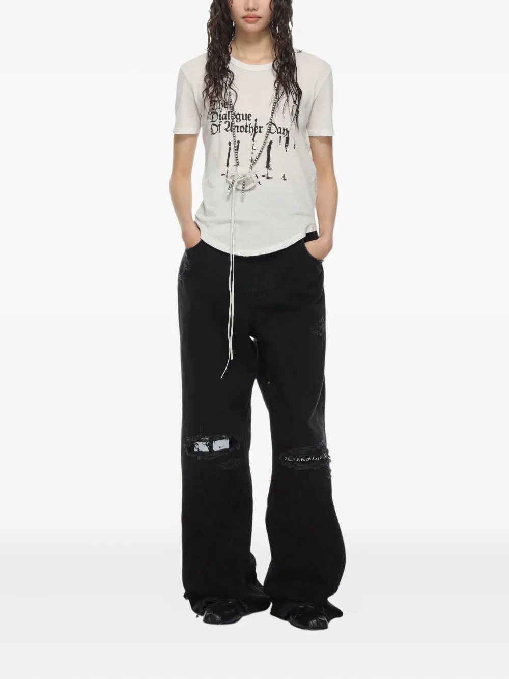 Ann Demeulemeester playera con estampado gráfico | Playeras y jerséis | Image 2