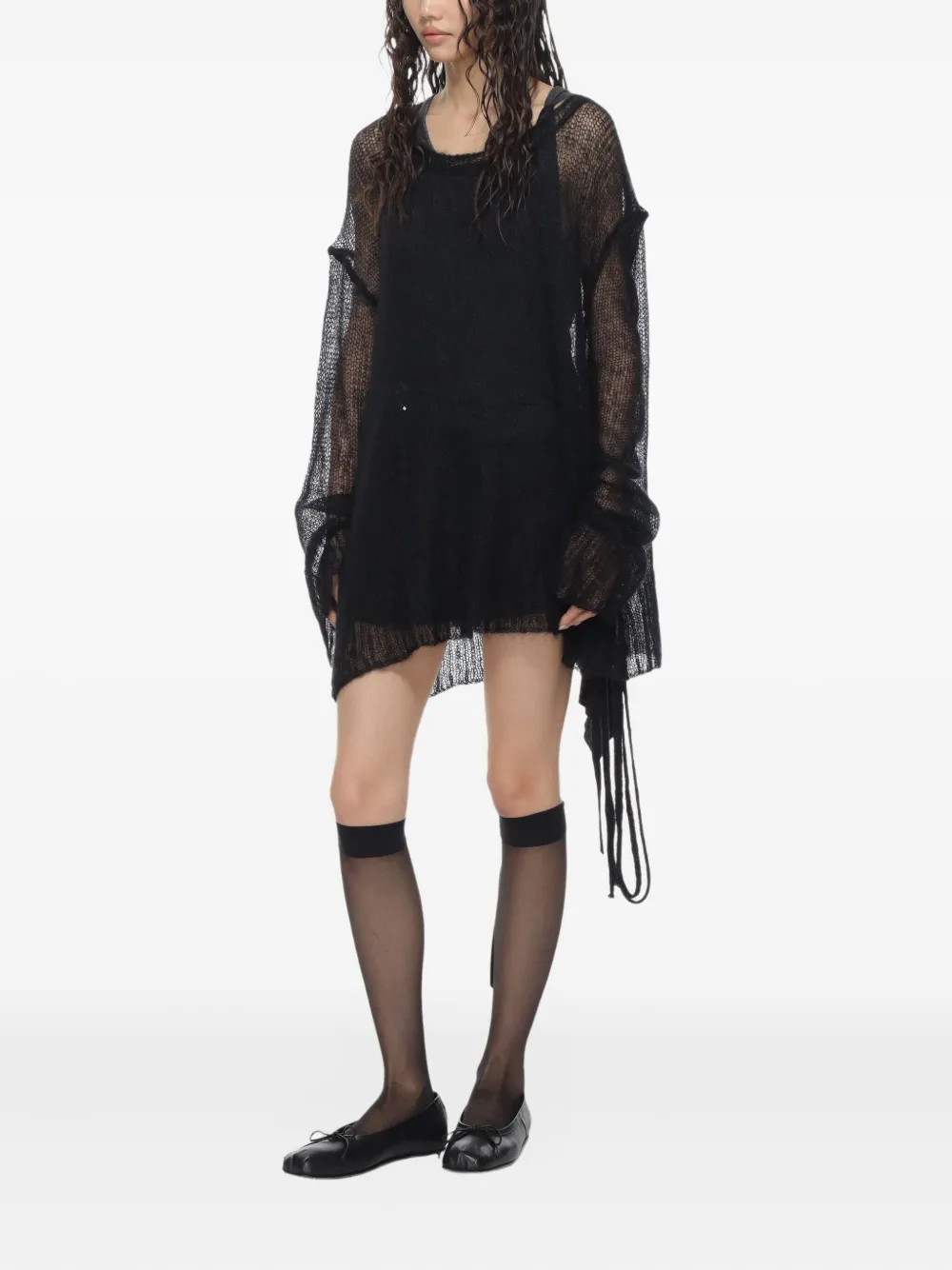 Ann Demeulemeester Dorte trui Zwart