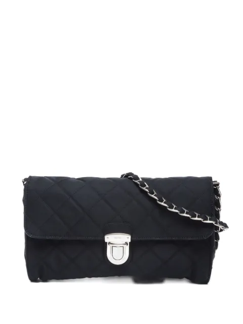 Prada Pre-Owned 2000-2015 diamond-quilting shoulder bag